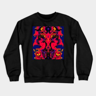 Superhero Tsunami Big Bold Abstract Explosion Crewneck Sweatshirt